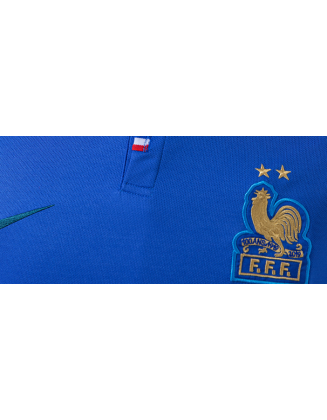 Maillot rétro bleu 120e anniversaire de la France