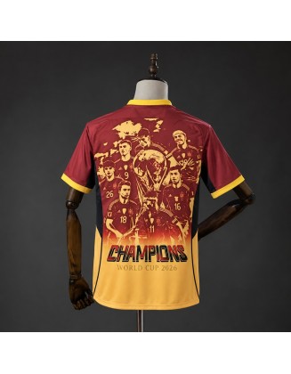 Maillots de l'Espagne championne 2026