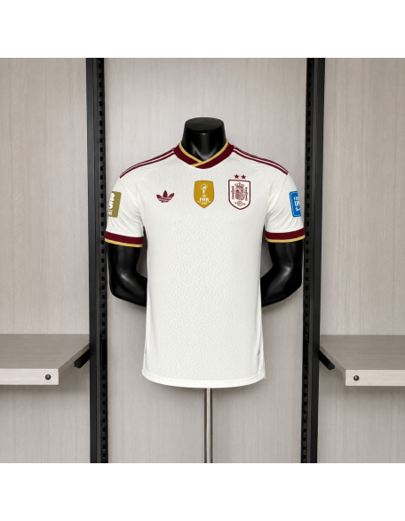Maillot Espagne Extérieur 2026 Version du lecteur--2 étoiles