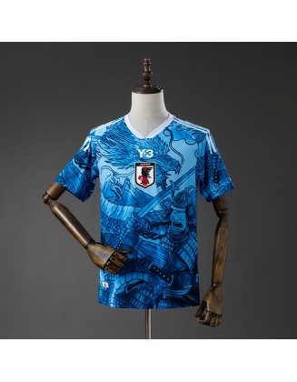 Maillot bleu Y3 du Japon 2026