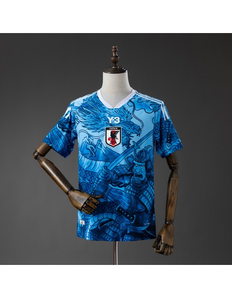Maillot bleu Y3 du Japon 2026