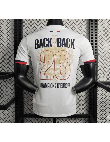 Maillot PSG Champions 2 étoiles, version joueur 25/26