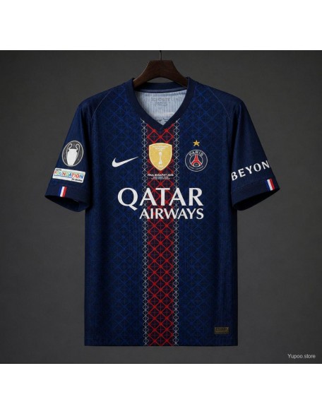 Maillot de la finale des champions du PSG 25/26