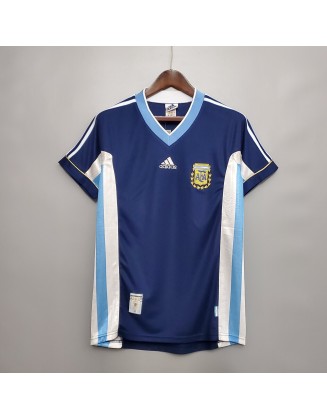 Maillot Argentina Extérieur 1998 Retro