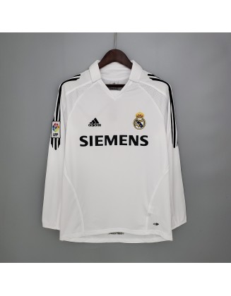 Maillot Real Madrid 05/06 Retro manche longue