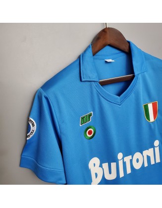 Naples Maillots 87/88 Rétro