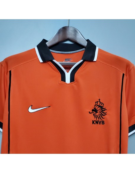 Maillot Pays-Bas Domicile 1998 Retro Maillot Pays-Bas Domicile 1998 Retro