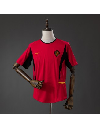 Maillot rétro de Belgique 2002