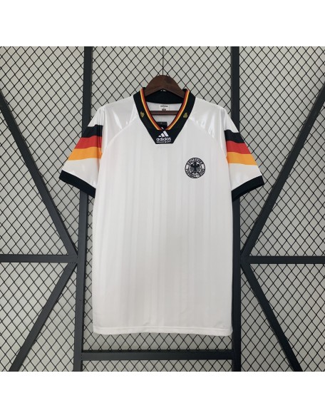 Maillot Allemagne Domicile1992 Retro Maillot Allemagne Domicile1992 Retro