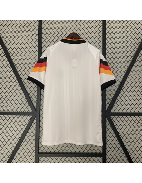 Maillot Allemagne Domicile1992 Retro Maillot Allemagne Domicile1992 Retro