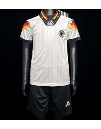  Allemagne Maillots Retro 1992 Enfants